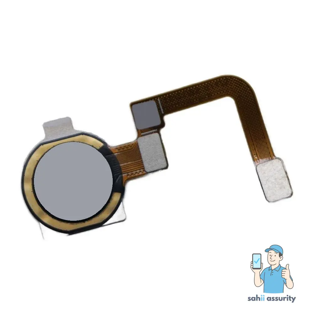 Fingerprint Sensor with Flex Cable for Realme 5 White